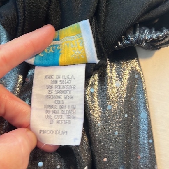 🏖️👙VTG SeaSuns Sequined & Sparkling Lightweight & Roomy Beach Pants, Medium - Picture 4 of 13